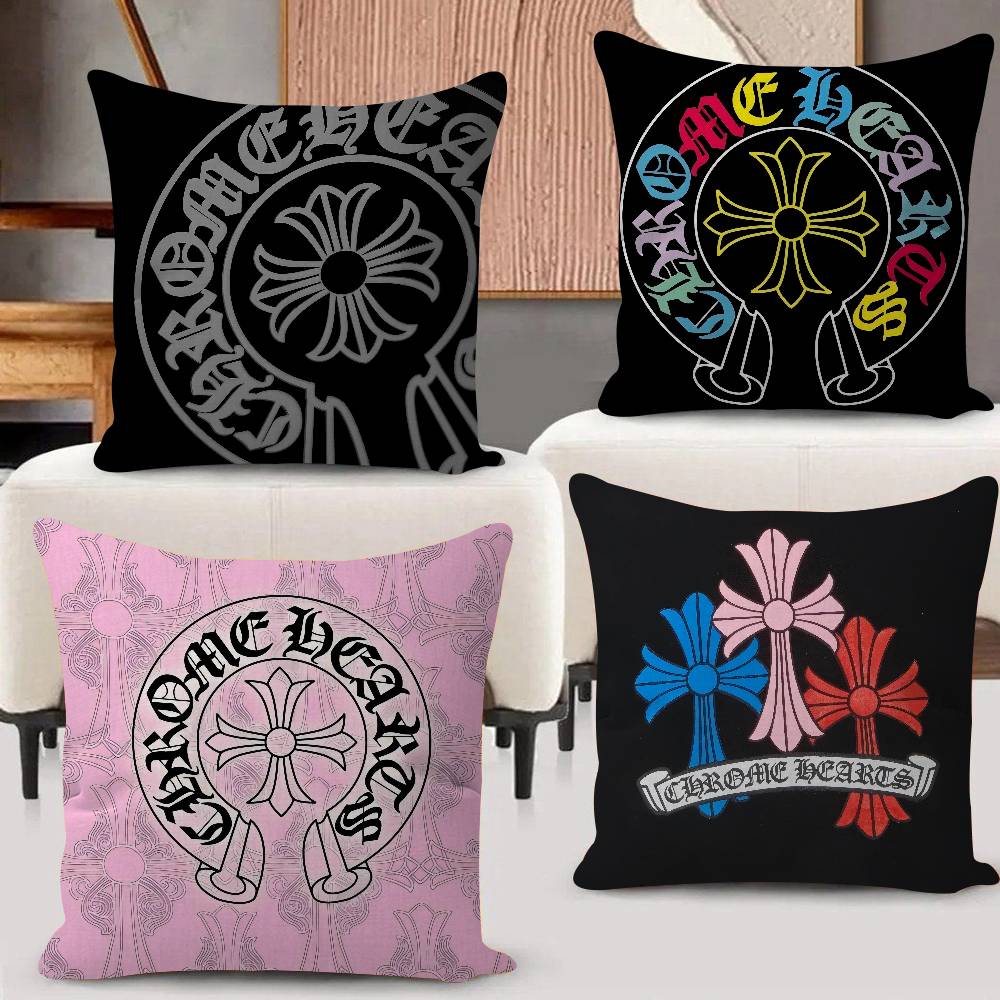 Home Textiles Luxury - C-Chrome Fashion H-Hearts Luxury Pillow Anime