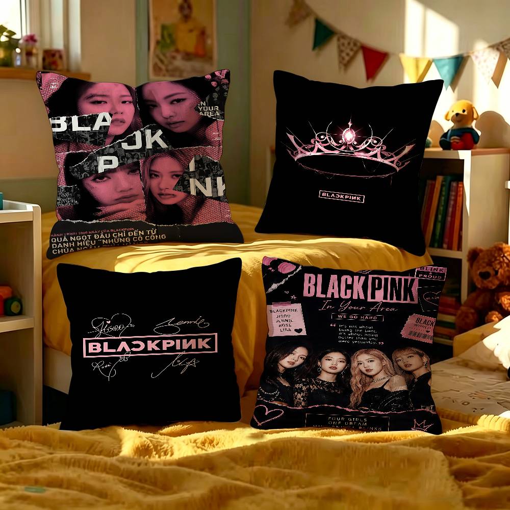 Home Textiles Group - B-Black Kpop Group P-Pinks Gril Lucky
