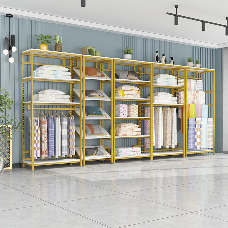 Home Textiles Store - Home Textile Store Shelves Fabric Bedding