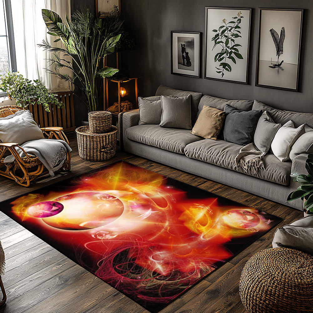 Tuniu Vibrant Red Galaxy Space - Galaxy Home Textiles review and price