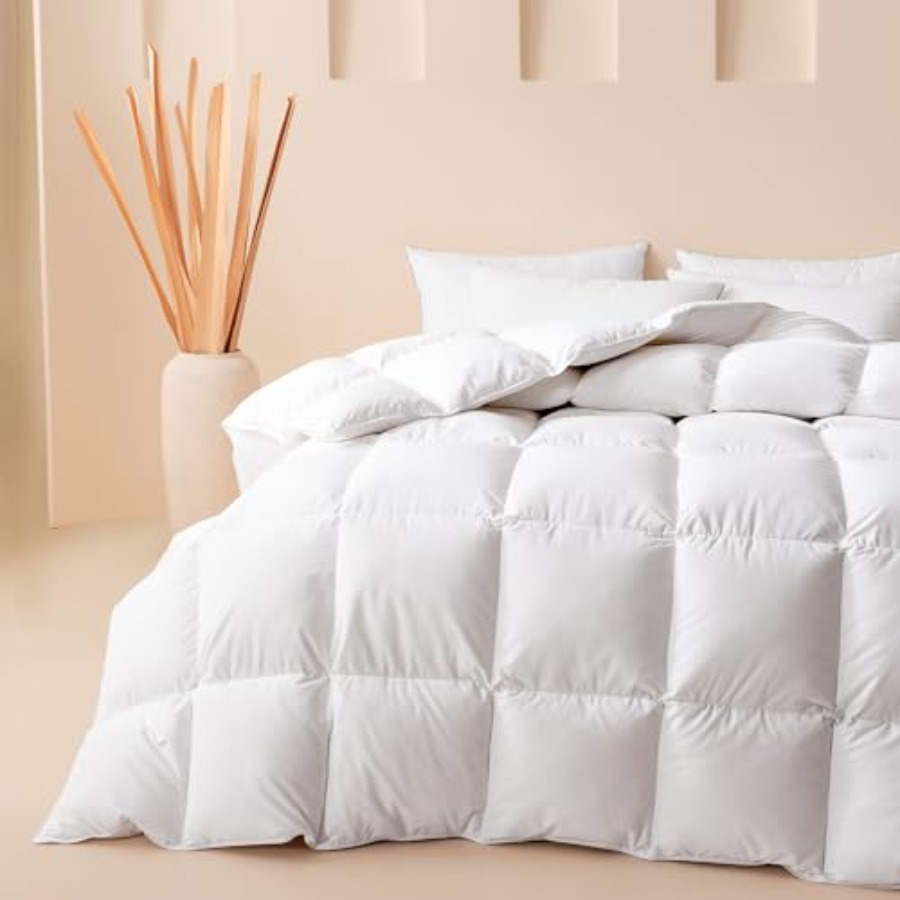 King Size Feather Down Fiber C - Duvet Insert White review and price