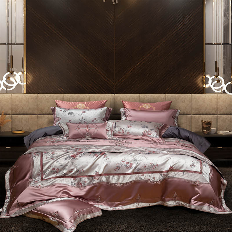 Chic Rose Flowers Jacquard Sat - Home Textiles Luxury review and price