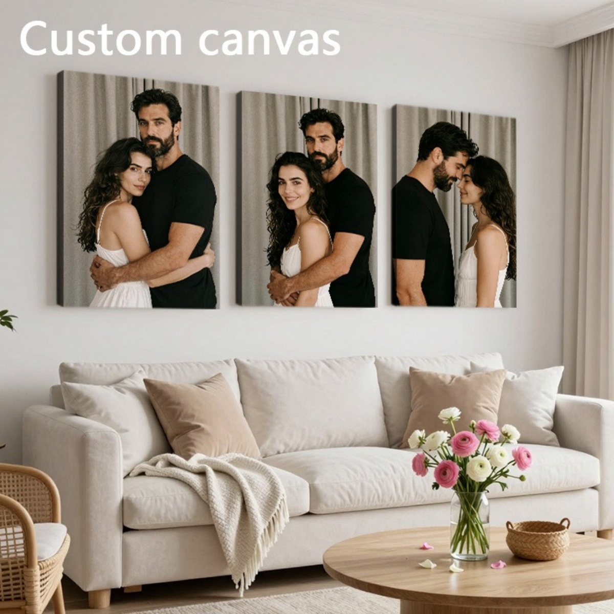 Set of 3 Custom Photo Decor Pi - Home Textiles And Decor review and price