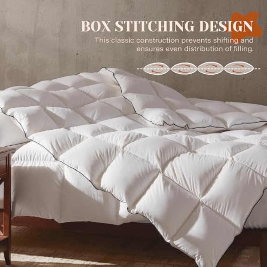 Goose Feather Down Fiber Cotto - Duvet Insert White review and price