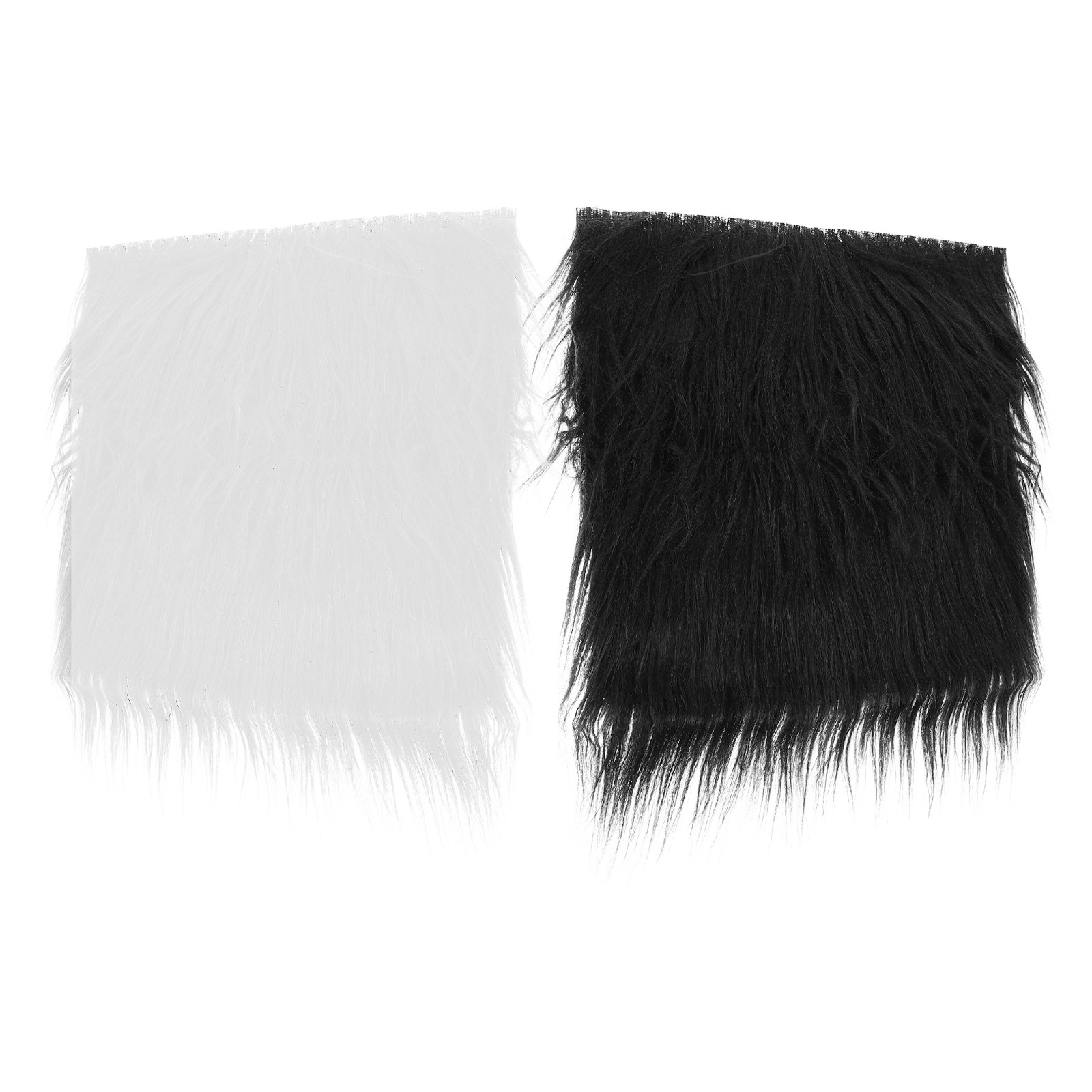 2Pcs Long Pile Synthetic Squar - Home Textiles And Decor review and price