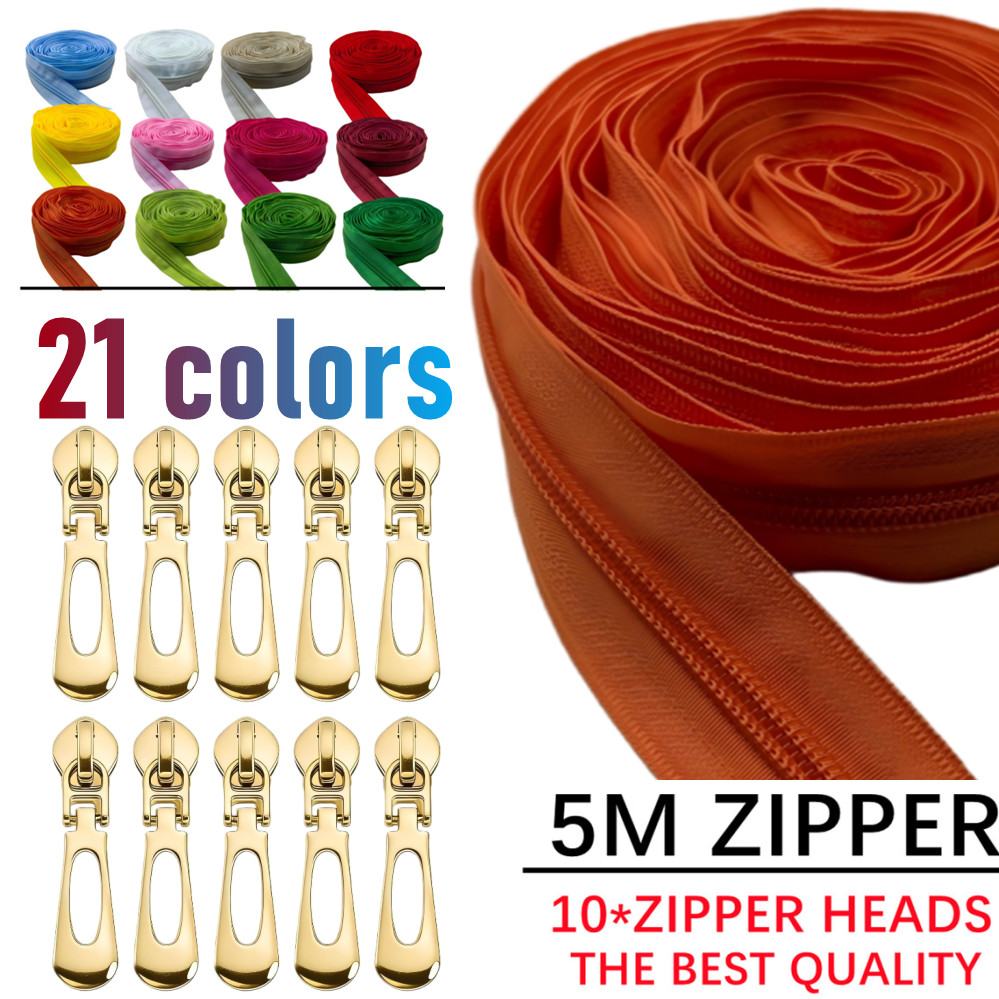 1 group = 5m zipper + 10 golde - Home Textiles Group review and price