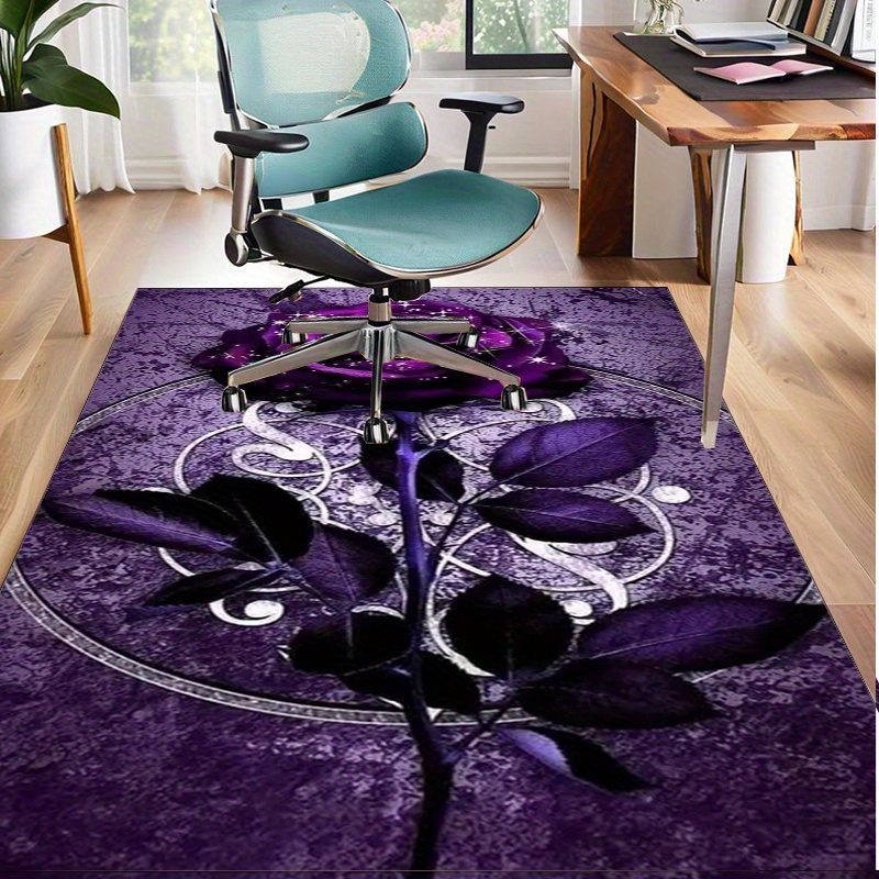 Purple Leaf Rug for Elegant Of - Home Textiles Luxury review and price