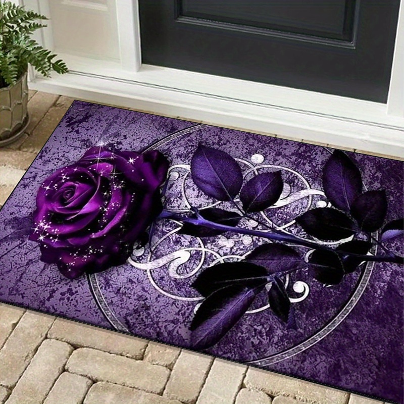 Purple Leaf Rug for Elegant Of - Home Textiles Luxury review and price