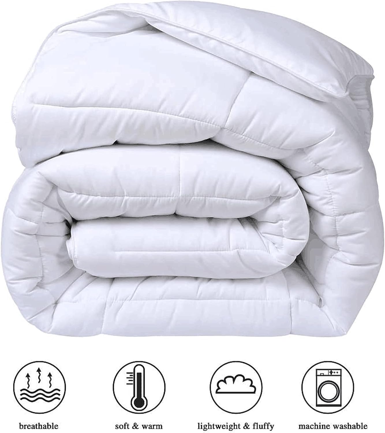 Oversized King Comforter, All- - Duvet Insert White review and price