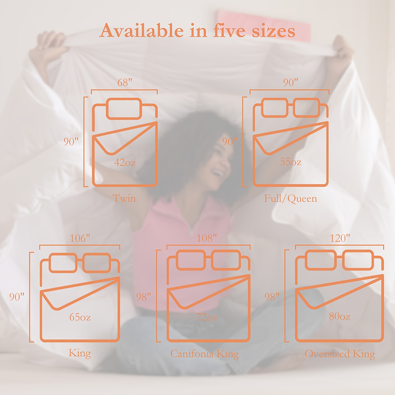All-Season Soft Cotton Covered - Duvet Insert White review and price