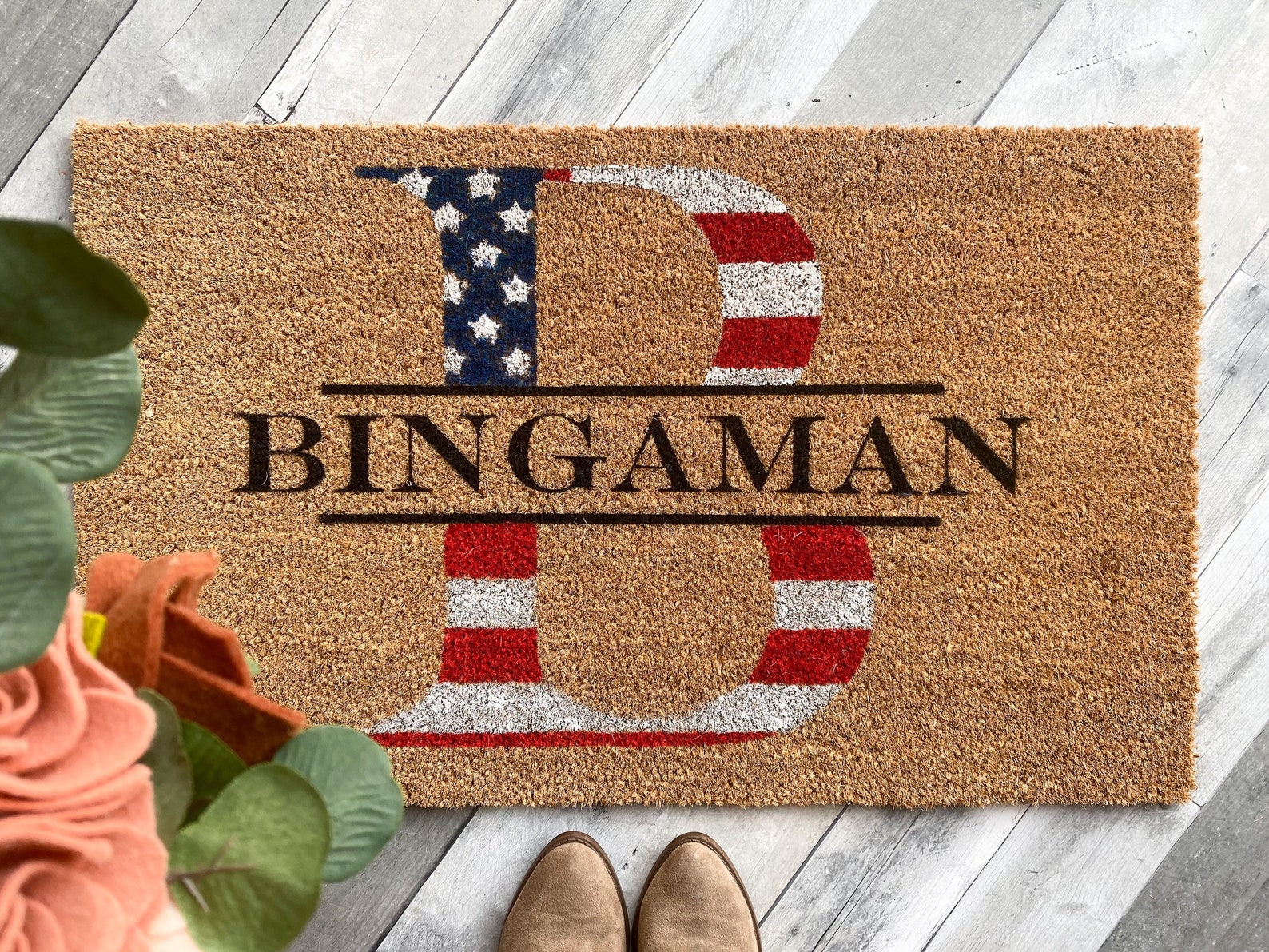 Personalized American Flag Gra - Home Textiles Company review and price