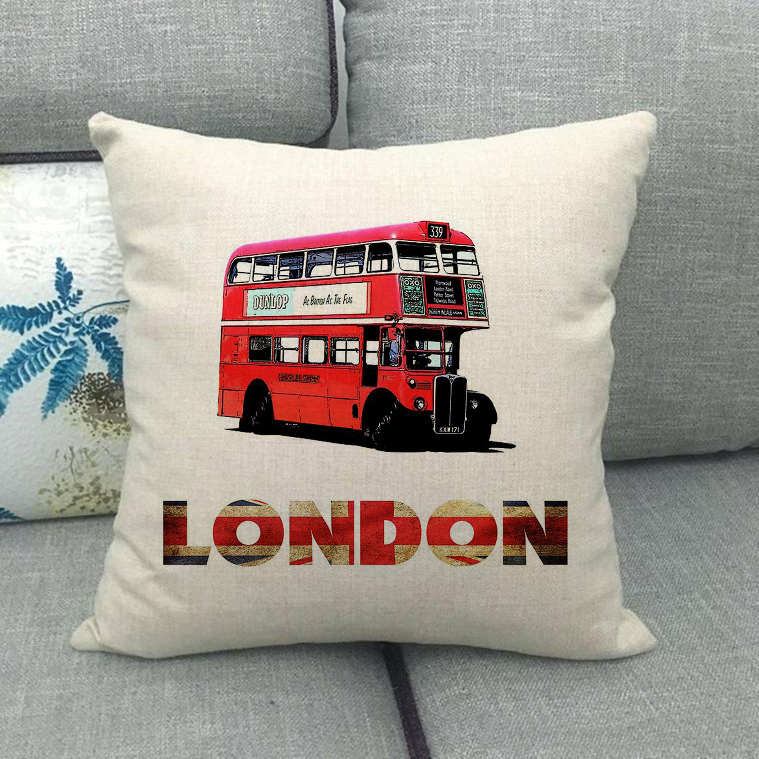 painted cityscapes of London,  - Home Textiles London review and price