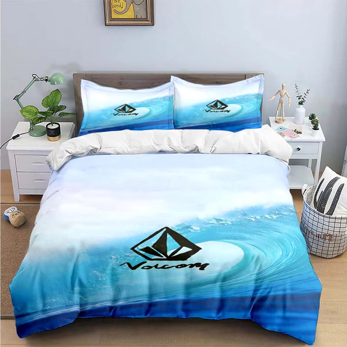 New V-VOLCOM 3d Print Bedding  - Home Textiles Luxury review and price
