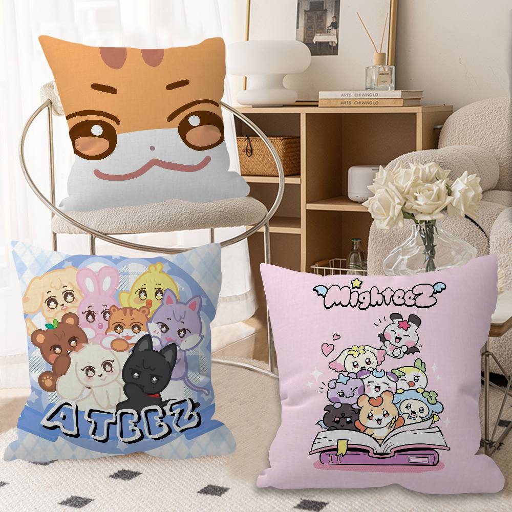 Kpop Group A-Ateez Pillowcase  - Home Textiles Group review and price