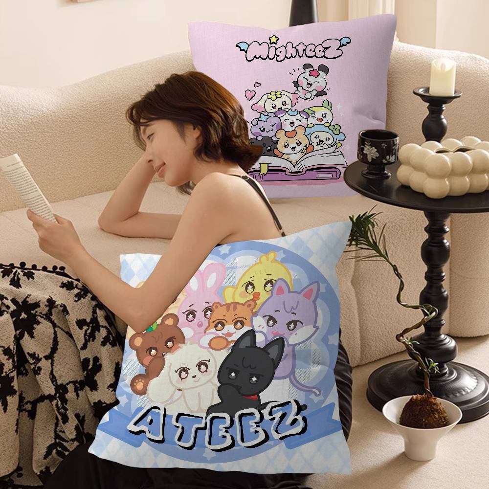 Kpop Group A-Ateez Pillowcase  - Home Textiles Group review and price