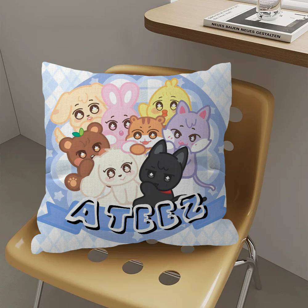 Kpop Group A-Ateez Pillowcase  - Home Textiles Group review and price