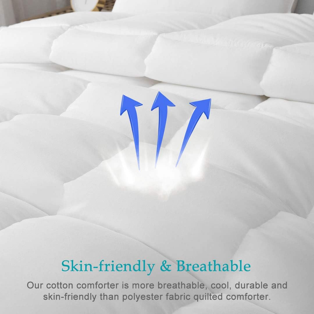 All Season Cotton Queen Comfor - Duvet Insert White review and price