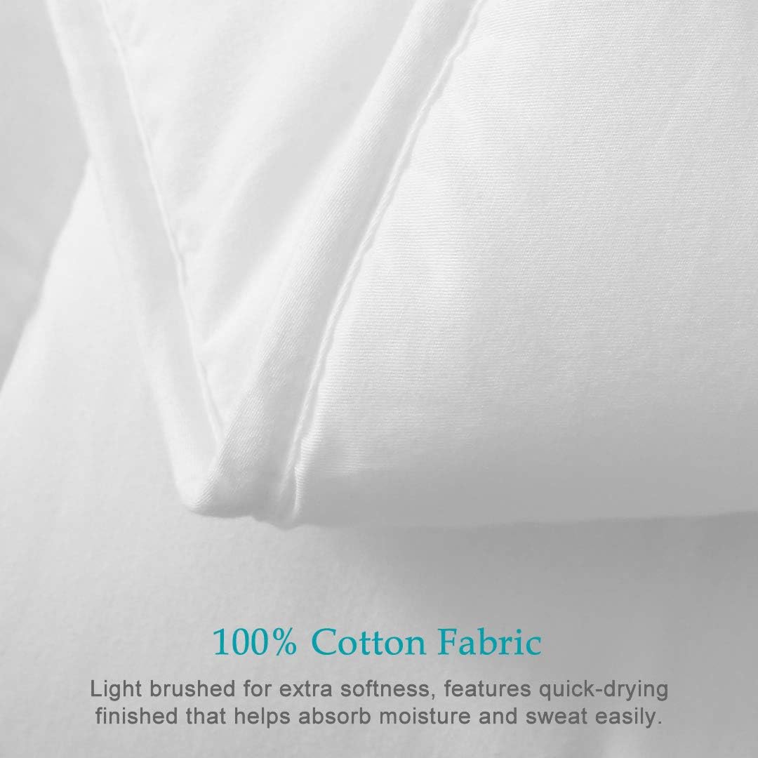 All Season Cotton Queen Comfor - Duvet Insert White review and price