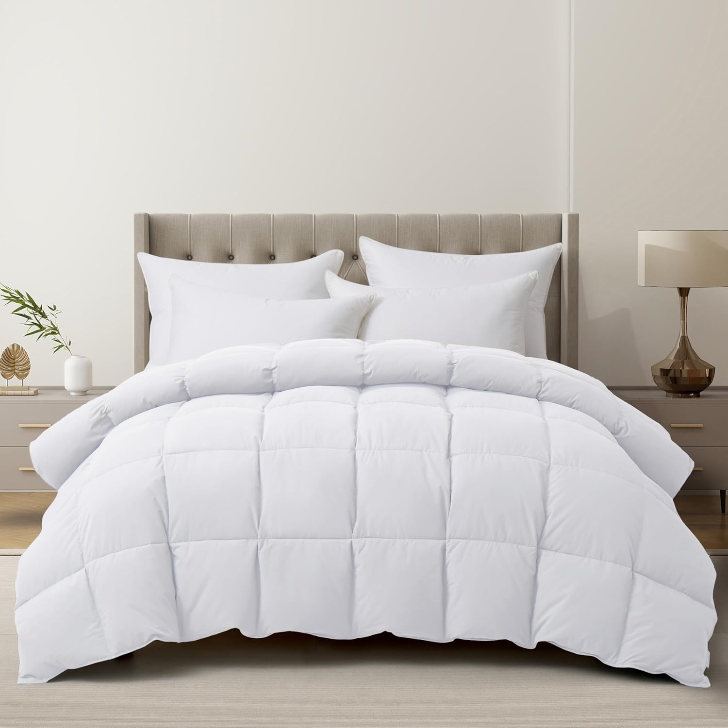 All-Season Goose Feather Down  - Duvet Insert White review and price