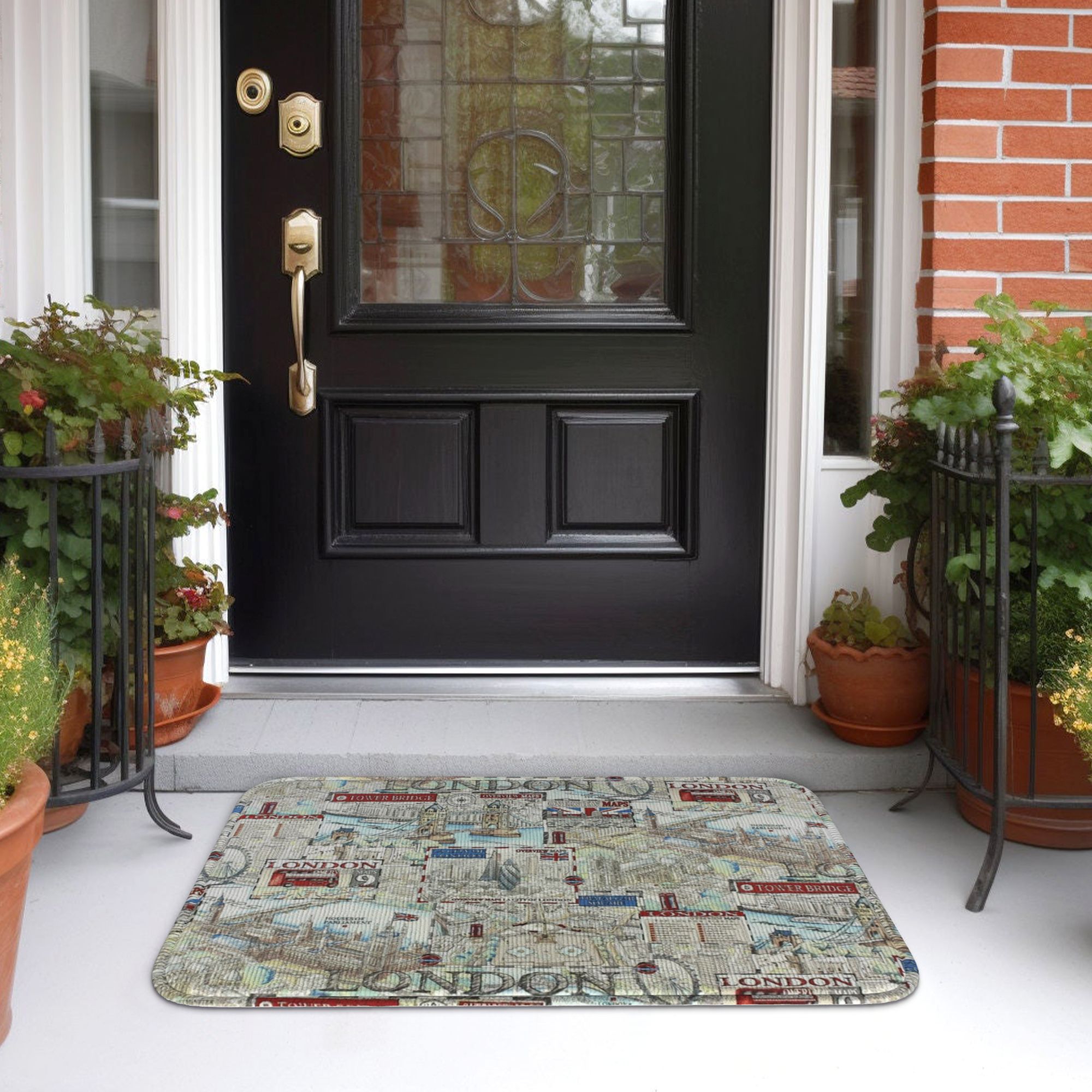 British Flag Print London Styl - Home Textiles London review and price